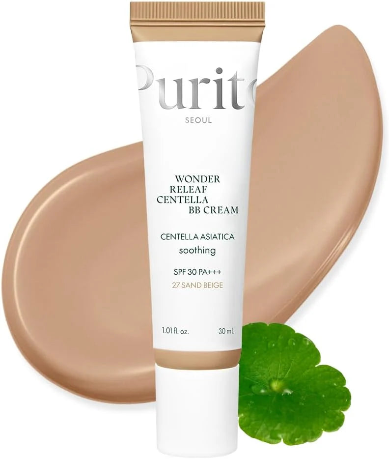 Purito Seoul Wonder Releaf Centella BB Cream SPF30 PA++ – Sand Beige 27 | Soothing Korean BB Cream