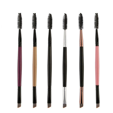 Double the Fun: All-in-One Pink Makeup Brush Set for Flawless Faces!