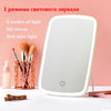 Intelligent Portable Desktop Ladies Makeup Light Adjustable Women Girls Rectangle Mirrors