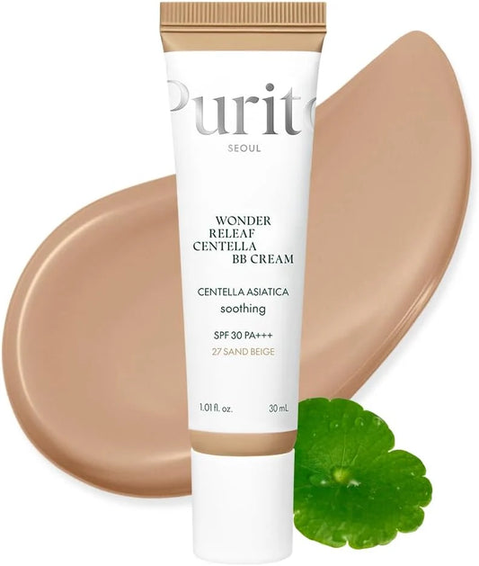 Purito Seoul Wonder Releaf Centella BB Cream SPF30 PA++ – Sand Beige 27 | Soothing Korean BB Cream