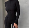 Reverse Wear Design Sense High Waist Slim Breathable Leisure Sports Suit