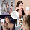 Light Up Your Look: Foldable LED Makeup Mirror (On-the-Go Perfection)