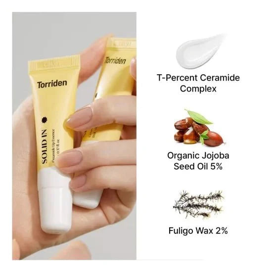 [Torriden] SOLID IN Ceramide Lip Essence 11ml - Lip Balm for Dry & Chapped Lips | 100% Authentic Korean Skincare Pakistan